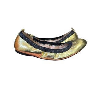 BLOCH BL2041 Women's Carina Ballet Flat - Color: Oro - Size US 8 -EU 38  Gold